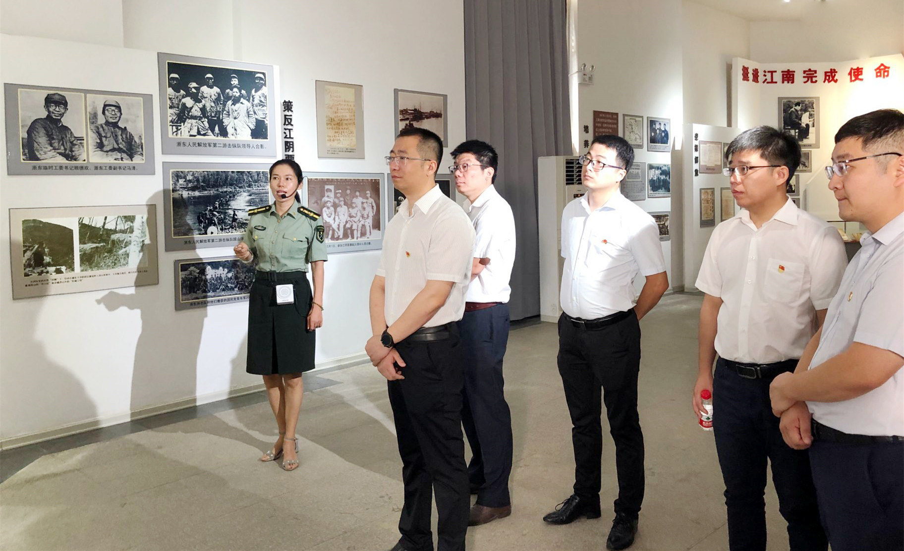 悅達網科黨支部赴射陽開展“不(bù)忘初心強黨性、牢記使命勇擔當”主題教育活動